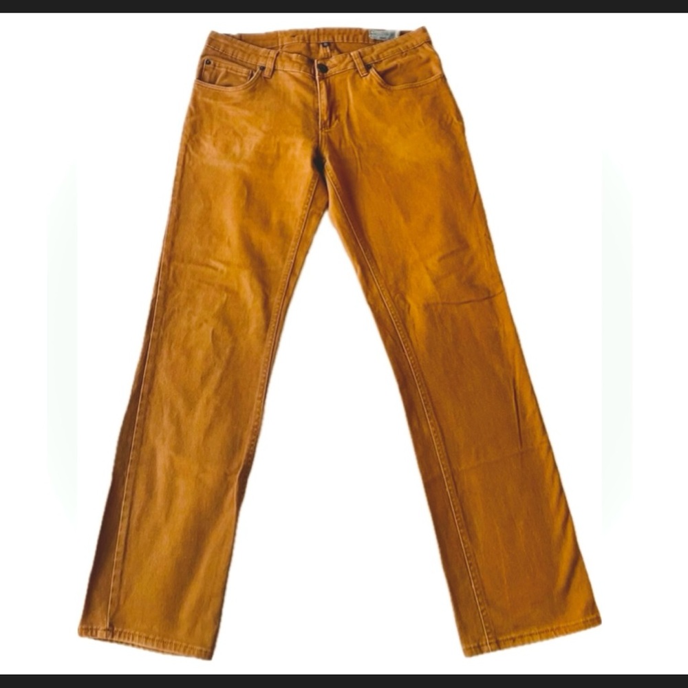 MATIX | 30 x 31 | Gripper Slim Straight Men’s Khaki Rust Tan Gold Cotton Pants